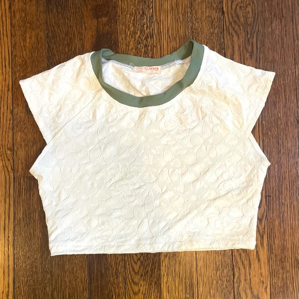 Free People free-est The Sonny Tee Cropped Swim Top - Picture 9 of 9